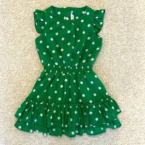 Janie and Jack Polka Dot Ruffle Dress